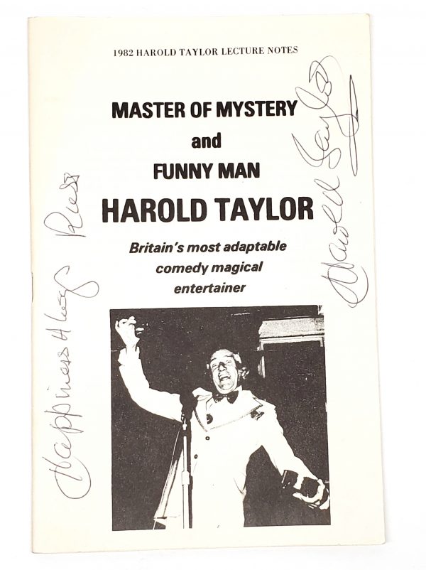 Lecture Notes-Harold Taylor 1982