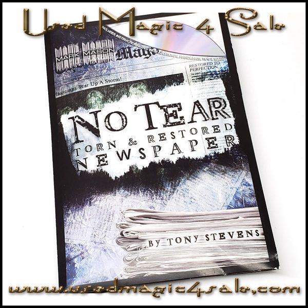 No Tear Torn And Restored Newspaper-Tony Stevens