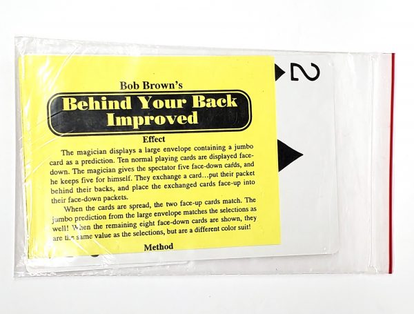 Behind Your Back Improved-Bob Brown